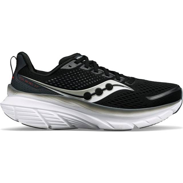 Saucony Guide 17 Wide löparskor (herr) - Black/Shadow, 41