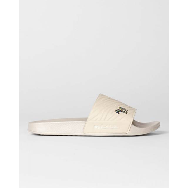 Paul Smith Nyro Zebra Slide in Off White - 10 UK