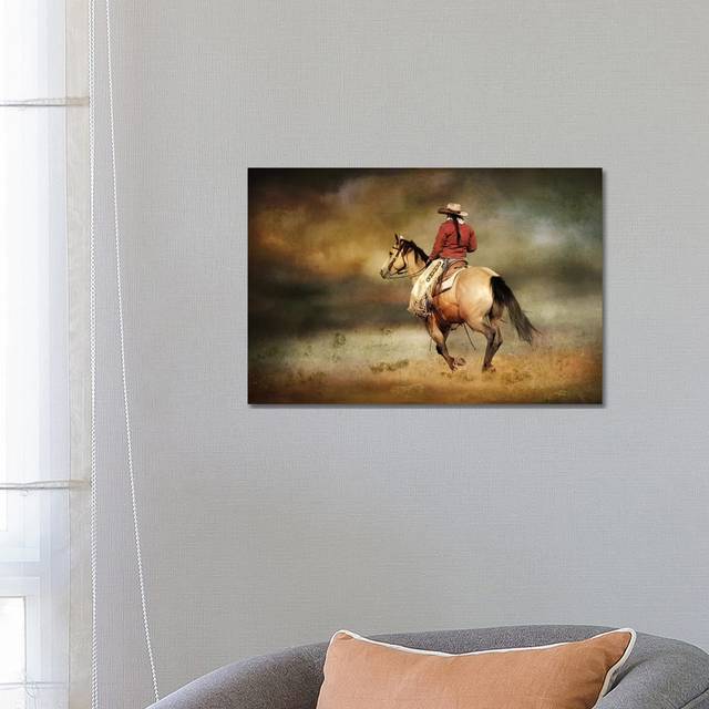 Running Horse by Rhonda Thompson - Wrapped Canvas Art Prints (66.04 cm H x 45.72 cm W x 3.175 cm D)