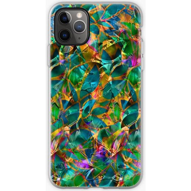 Phone Case Floral Abstract Stained Glass for iPhone Samsung 14 13 12 11 Plus Pro Max Galaxy S23 S22 Ultra Note 20 10