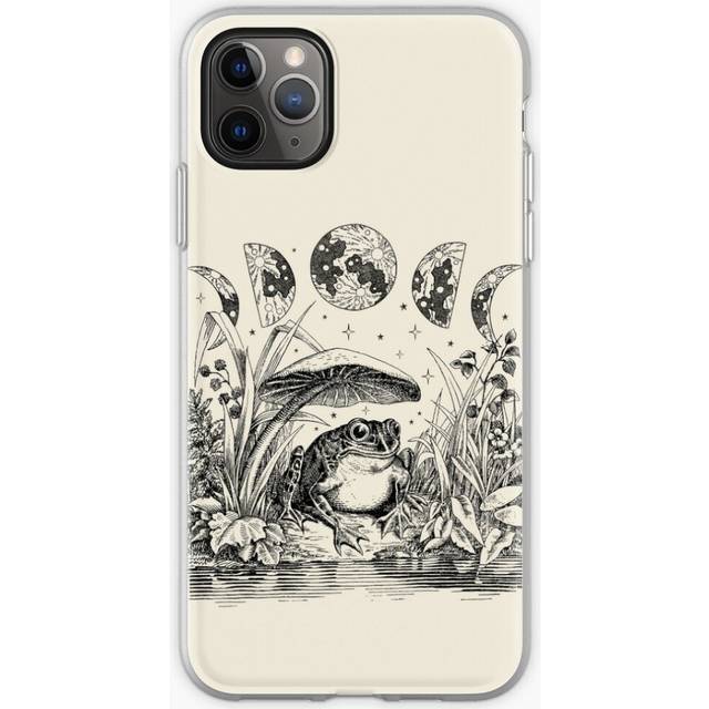 Phone Case Cottagecore Frog Mushroom Moon Witchy Academia Witchcraft Froggy Emo for iPhone Samsung 14 13 12 11 Plus Pro Max Galaxy S23 Ultra Note 20