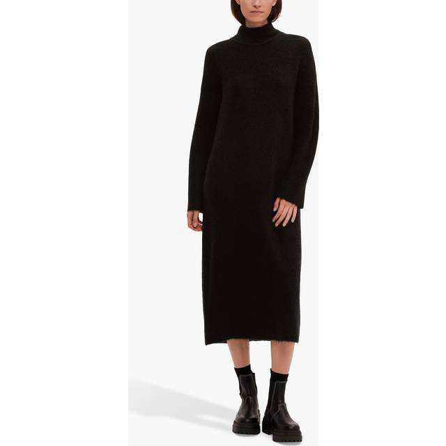 SELECTED FEMME Slfmaline Ls Knit Dress High Neck Noos |Kräm |XS