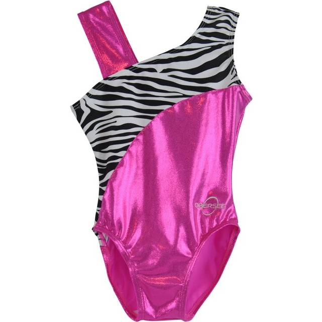 Obersee - O3GL033CM - Girl's Girls Gymnastics Leotard - Pink Zebra | Child (6-8 Years)
