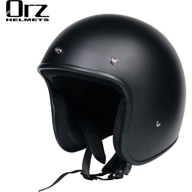 (M, 6) DOT approved retro motorcycle helmet casco 3/4 open face  helmet cafe racer helmet chopper helmet capacete    Motorcycle