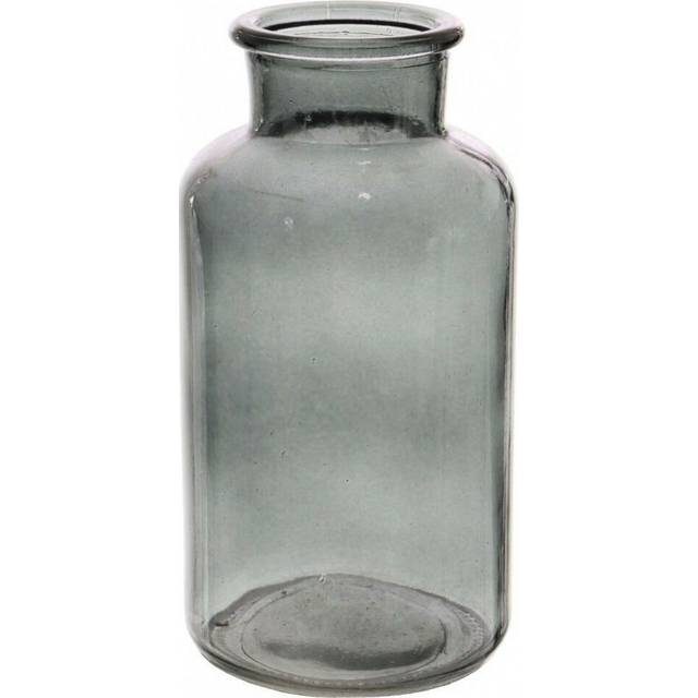 Lotuss Mini Charcoal Glass Flower Vase With Unique Funnel Neck