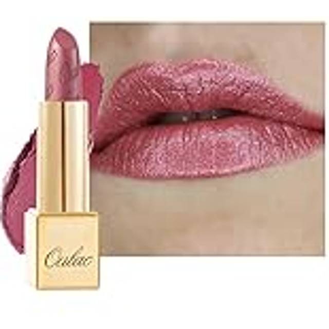 Pink Metallic Shine Lipstick, Baby Pink Glitter Long Lasting Lipsticks, High Impact Soft and Ultra Hydrating Lip Color,Vegan & Cruelty-Free,