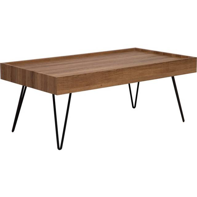 Bloomsbury Market Springfield 4 Legs Coffee Table Light Wood 43cm H X 110cm W X 60cm D