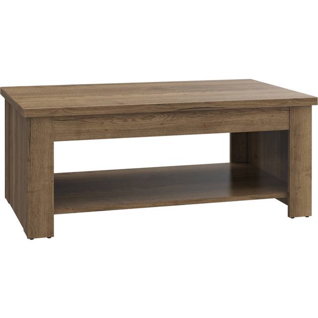 Parocela Lift Top Sled Coffee Table with Storage - Oak Wood (116.08cm H X 279.4cm W X 165.1cm D)