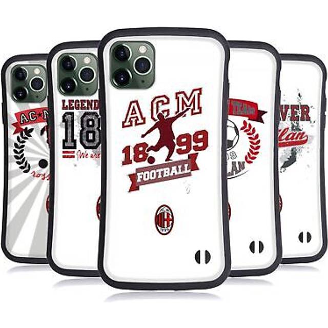 Official ac milan teens hybrid case for apple iphones phones