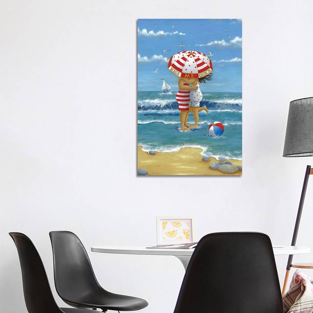 Kiss Me Quick by Peter Adderley - Wrapped Canvas Art Prints (101.6 cm H x 66.04 cm W x 3.175 cm D)