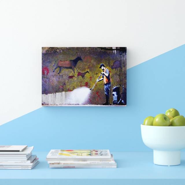 Graffiti Removal - Wrapped Canvas Graphic Art Print (35.6 cm H x 50.8 cm W)