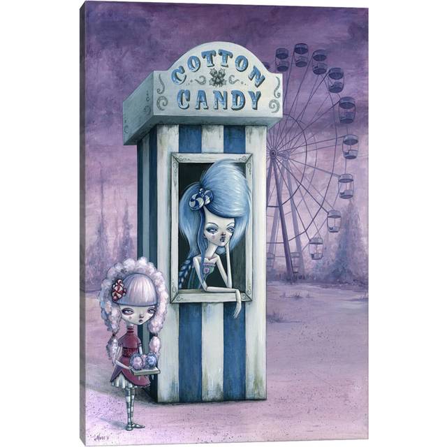 Cotton and Candy by Megan Majewski - Wrapped Canvas Graphic Art (30.48 cm H x 45.72 cm W)