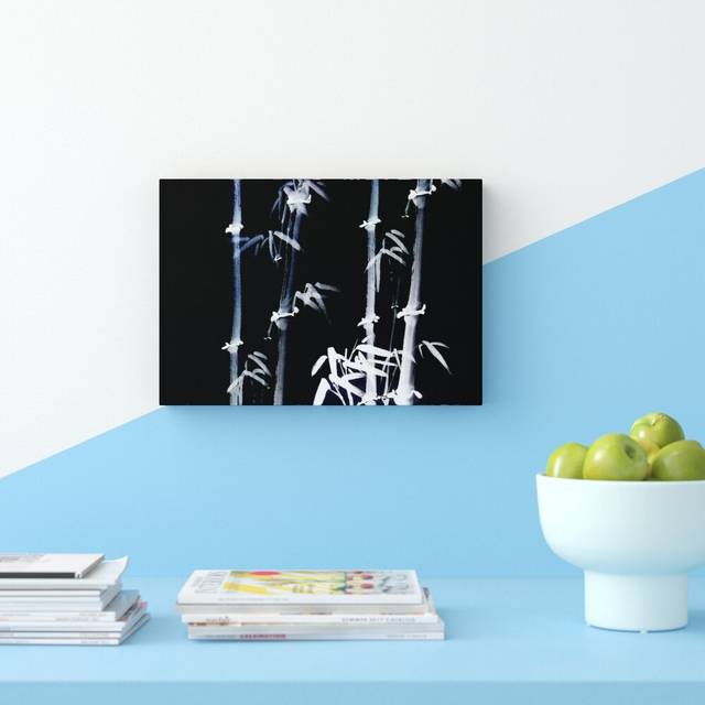 &#39;Bamboo&#39; Graphic Art Print on Wrapped Canvas (35.6 cm H x 50.8 cm W)