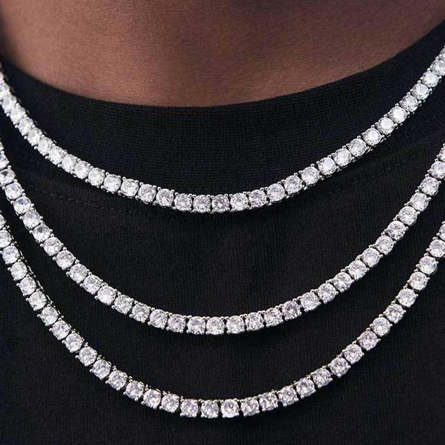 SHEIN 1pc Style Rap Men&#39;s Necklace Suitable For Giving Gifts At Parties