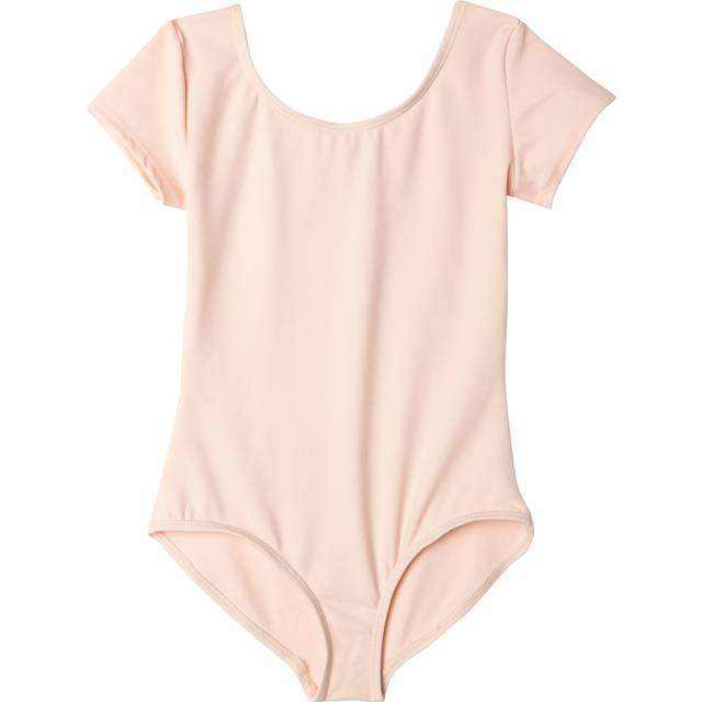 Capezio Big Girls' Classic Short Sleeve Leotard Ballet Pink M (8-10)