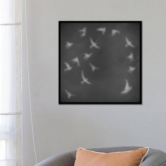 Modern Art- Flock of Birds by 5by5collective - Wrapped Canvas Art Prints (66.04 cm H x 66.04 cm W)