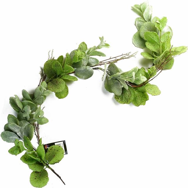125cm Artificial Trailing Hanging Mint Leaf Garland Plant Realistic
