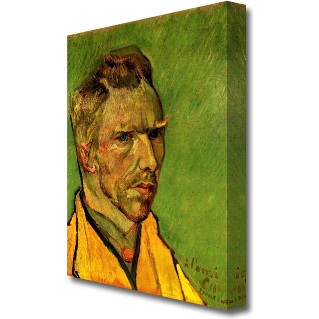 'Another Self-Portrait' by Vincent Van Gogh Oil Painting Print on Wrapped Canvas (50.8 cm H x 35.6 cm W)
