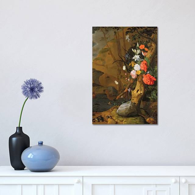 Peonies, Roses, Lilies, Poppies And Other Flowers (30.48 cm H x 45.72 cm W)