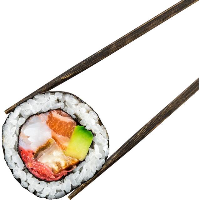 Sushi Roll - Wrapped Canvas Photograph (30cm H x 30cm W x 3.8cm D)