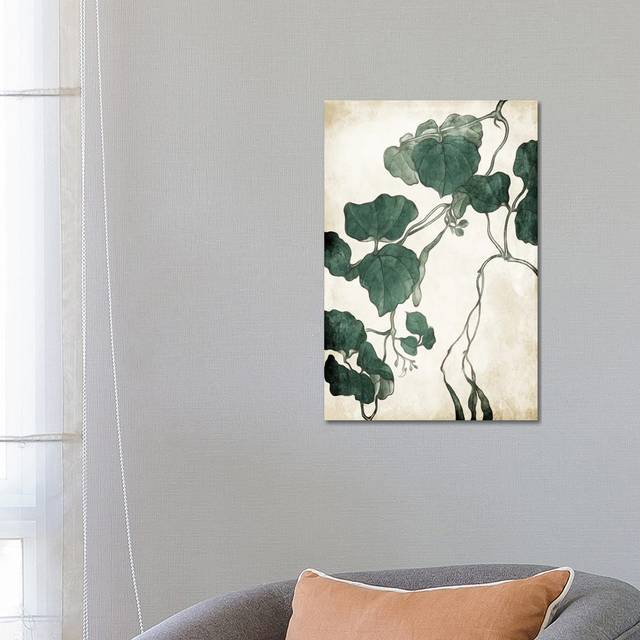 Hanging Leaves III by Milli Villa - Wrapped Canvas Painting (66.04cm H x 45.72cm W x 3.81cm D)