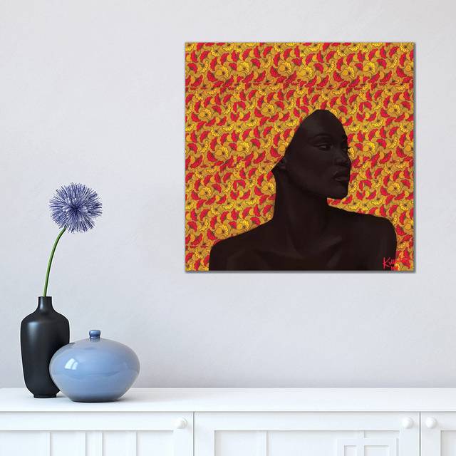 Wax Series III by Adekunle Adeleke - Wrapped Canvas Art Prints (45.72 cm H x 45.72 cm W x 3.175 cm D)