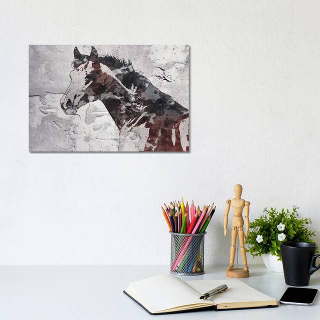 Winner Horse IV by Irena Orlov - Wrapped Canvas Painting (20.32cm H x 30.48cm W x 1.91cm D)