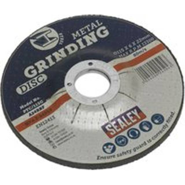 Aluminium Oxide DPC Metal Grinding Disc - 115 x 6mm - 22mm Bore Depressed Centre
