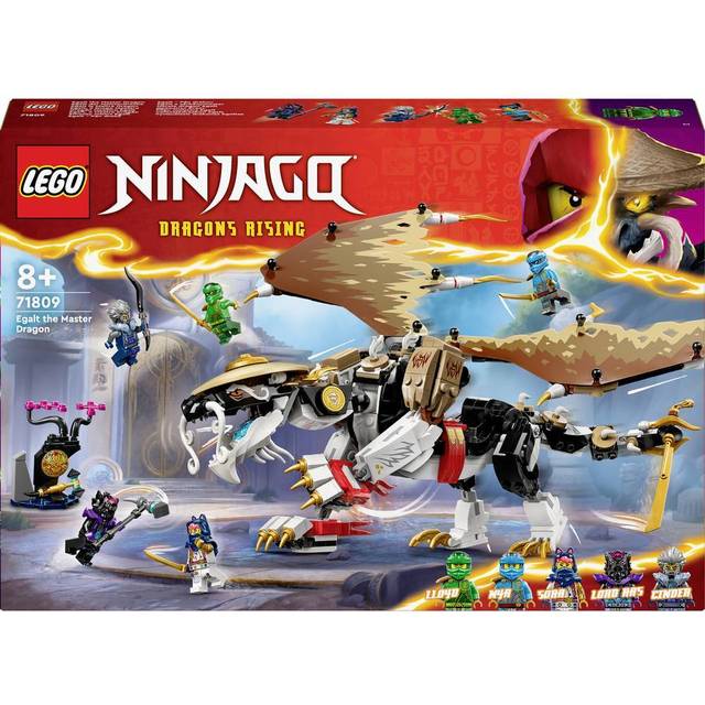 LEGO NINJAGO Egalt the Master Dragon Toy Ninja Playset 71809