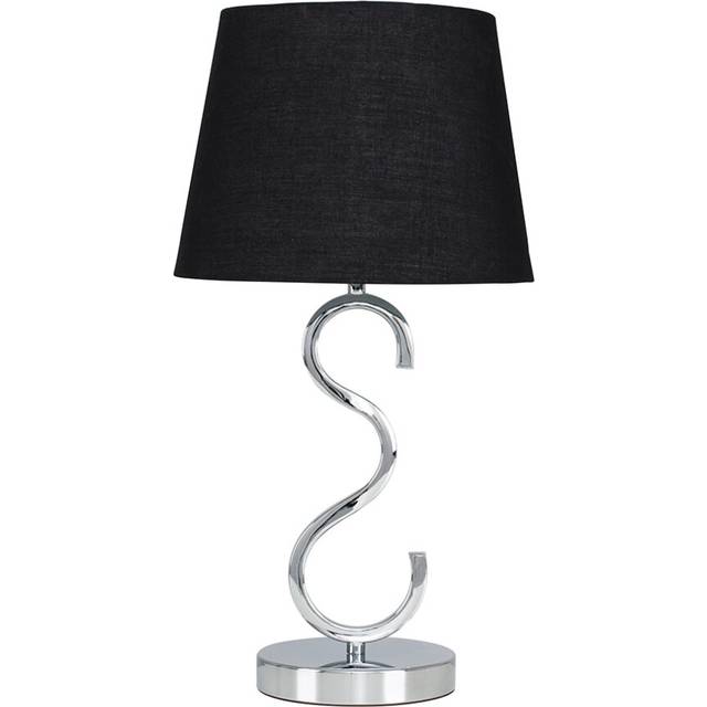 Champagne 48.5cm Table Lamp - Black (37cm H)