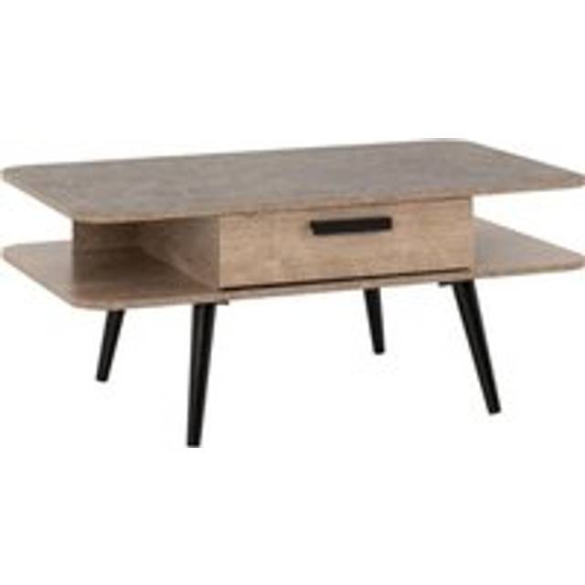 Saxton 1 Drawer Coffee Table - Grey - One Size