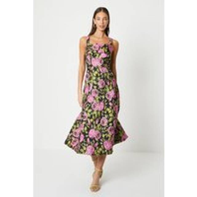 Coast black midi dress womens occasion dresses