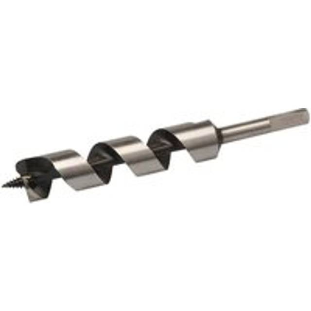 30mm x 235mm Long Hardened Steel Auger Drill Bit Hex Shank Shaft Woodwork Timber - Metallics - One Size
