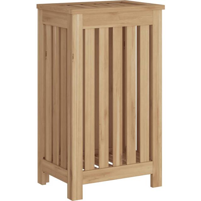 (35 x 25 x 60 cm) vidaXL Solid Wood Teak Wash Bin Sorter Washing Basket 35x25x60 cm/50x35x60 cm