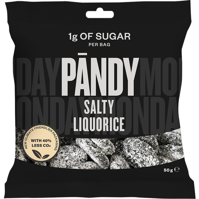 Pandy Salty Liquorice Candy 50g 1pack