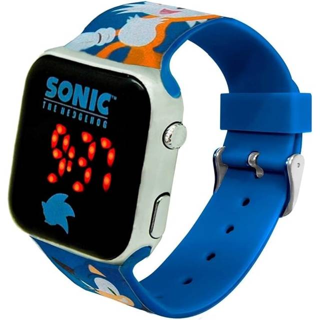 Digital klocka Sonic Barn LED-skärm Blå Ø 3,5 cm