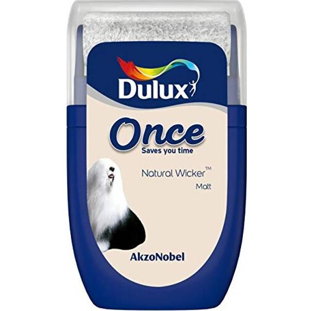 Dulux Retail - Once Matt Tester Paint Pot - 30ml - Natural Wicker