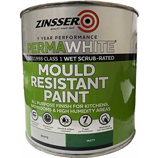 Zinsser Perma White Self-Priming Interior Paint Matt White 1L