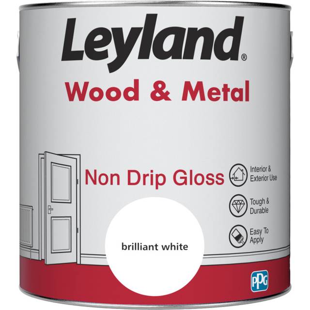 Leyland Non Drip Gloss Brilliant White 2.5L