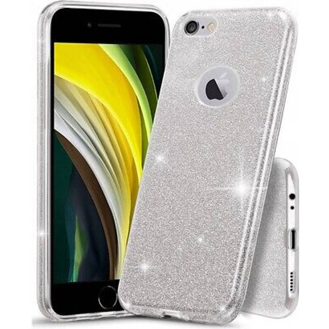Glitter Skal för iPhone 7/8/SE 2020/2022 - Silver