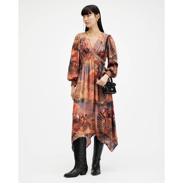 Allsaints Estelle Colca A-Line Dress