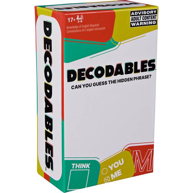 Spin Master Games, Decodables - A Hysterical Adult Party Game, Card Ga