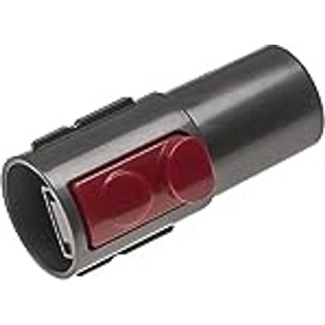 vhbw Dammsugare slangadapter till 32 mm tillbehörsanslutning kompatibel med Dyson V15 Detect Absolute - Plast, Röd, Svart Munstyckesomvandlare