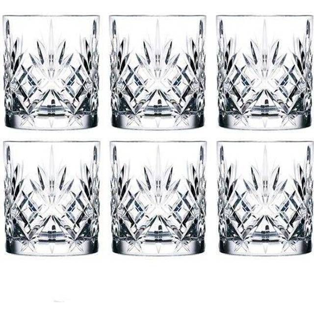 Lyngby Glas -  Krystal Melodia vandglas, 6 stk 23 cl