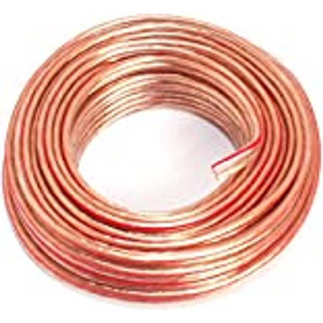 10m speaker cables 2x 1,5mm² transparent audio cable box housing cable