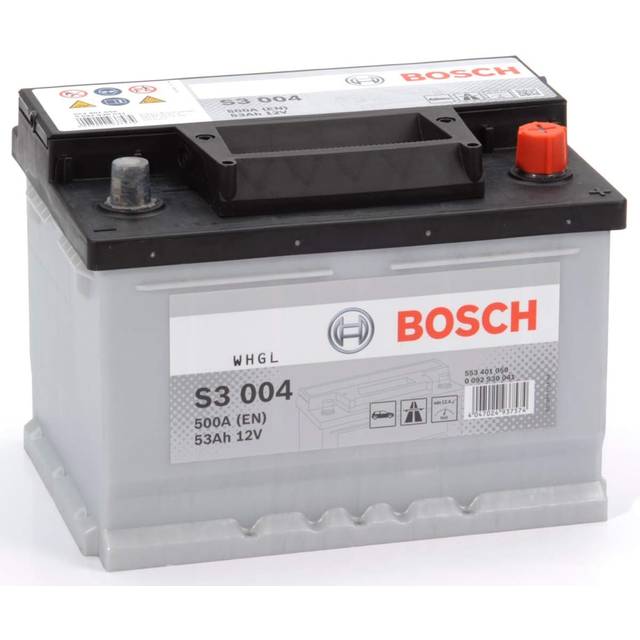 Batteri S3 004 53 Ah - Bilbatteri / Startbatteri - Ford - Opel - Renault - Honda - VW - Seat - Lotus - Rover