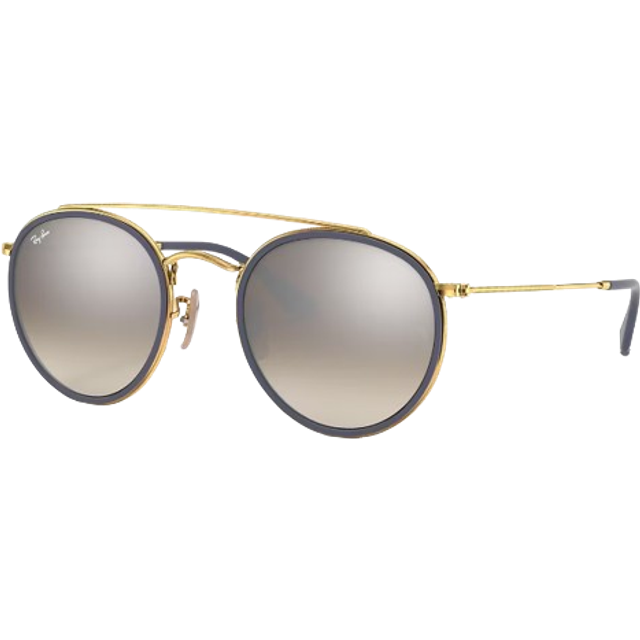 Ray-Ban RB 3647N 001/9U, AVIATOR Sunglasses, FEMALE, available with prescription - Blue