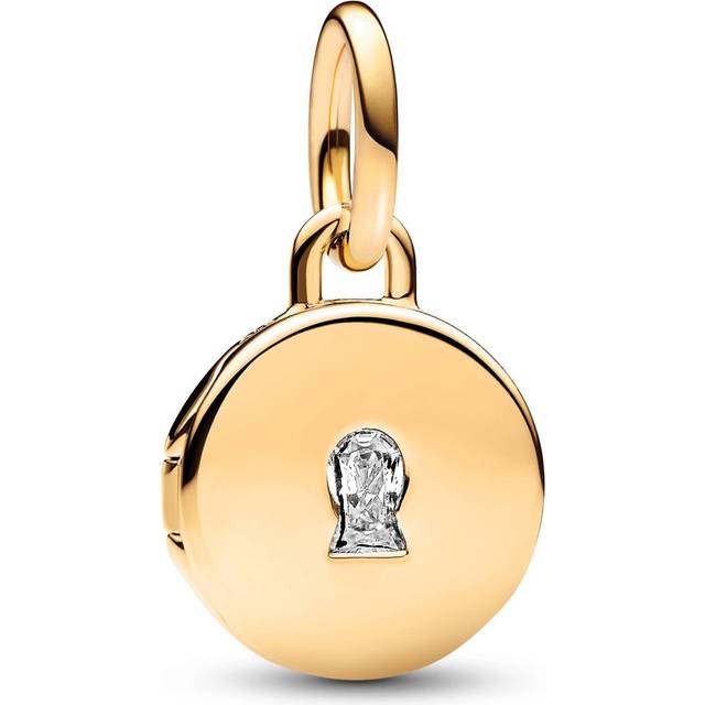 Pandora  Charms Opening Engravable Medal Pendant Charm 763066C01