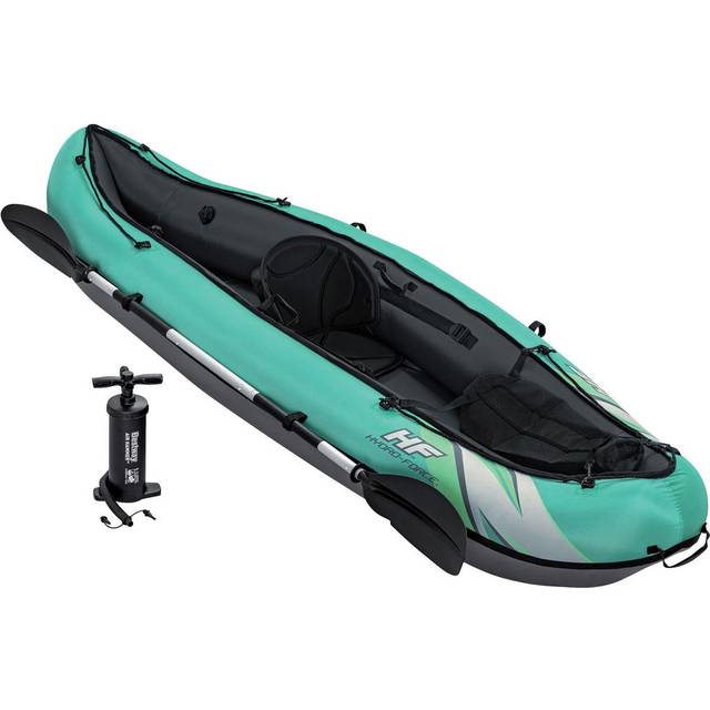 Hydroforce Ventura kajakset, uppblåsbar båtset med handpump, paddel och förvaringsväska, flera stilar