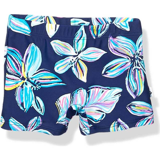 Kanu Surf Girls' Swimming Bottom UPF 50+Boy Short  Charlotte Navy  10